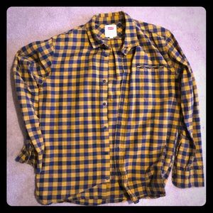 Levi's Men's Prato Plaid Oxford Shirt - Medium